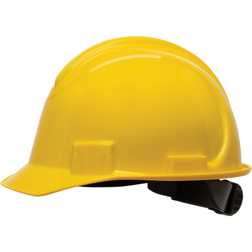 Casque de s&eacute;curit&eacute; &agrave; bord court North, R&eacute;pond aux normes CSA type 1, Suspension Rochet, Non ventil&eacute; Maritime Industrial Rubber
