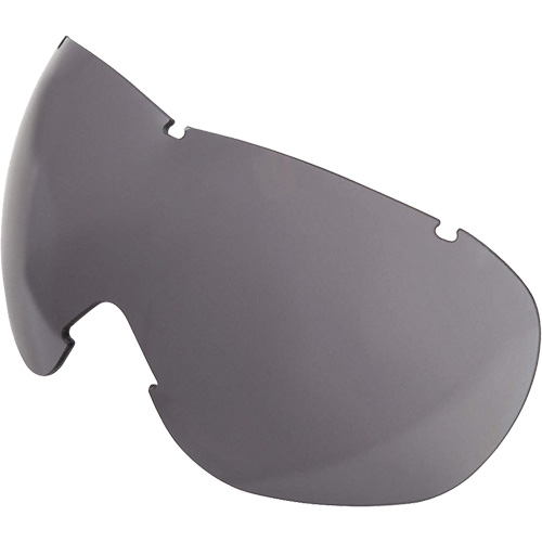 Uvex&reg; Sub-Zero Goggles Replacement Lens, Anti-Fog/Anti-Scratch, Grey, Uvex Sub-Zero Maritime Industrial Rubber