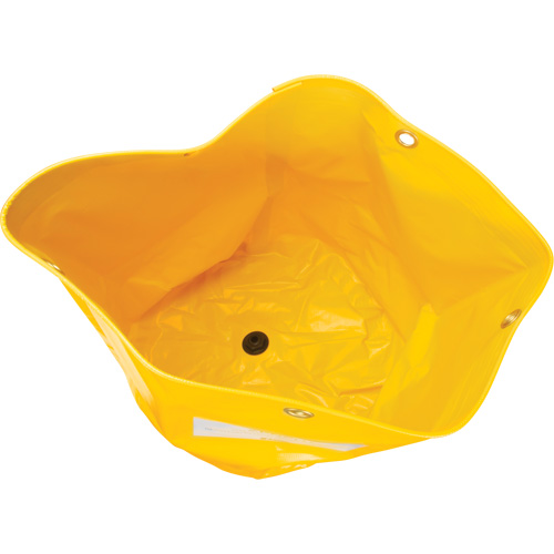 Pipe Leak Diverter, 1.5' L x 1.5' W, HDPE Maritime Industrial Rubber