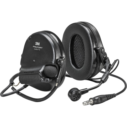 Peltor ComTac VI NIB Single Lead Headset, Neckband Style, 22 dB Maritime Industrial Rubber