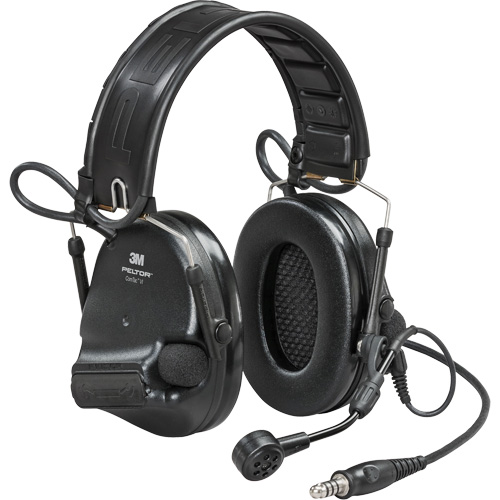 Peltor ComTac VI NIB Single Lead Headset with Arc, Headband Style, 23 dB Maritime Industrial Rubber