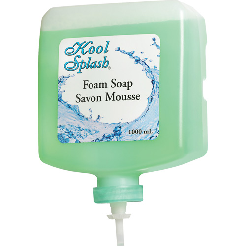 Kool Splash&reg; Soothing Aloe Soap, Foam, 1000 ml, Scented Maritime Industrial Rubber