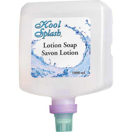 Kool Splash&reg; Clearly Lotion Soap, Cream, 1000 ml, Unscented Maritime Industrial Rubber