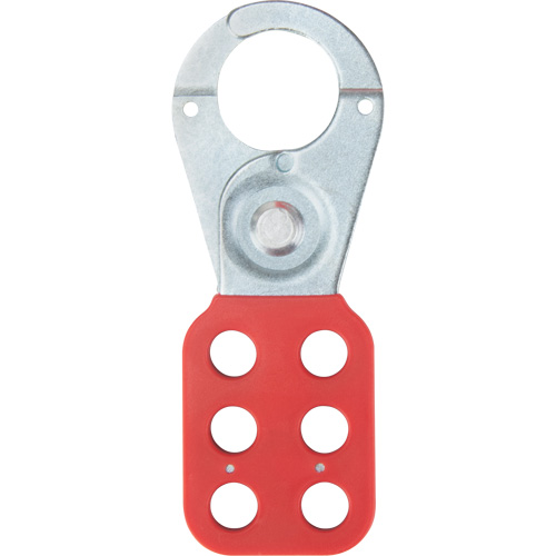 Safety Lockout Hasp, Red Maritime Industrial Rubber