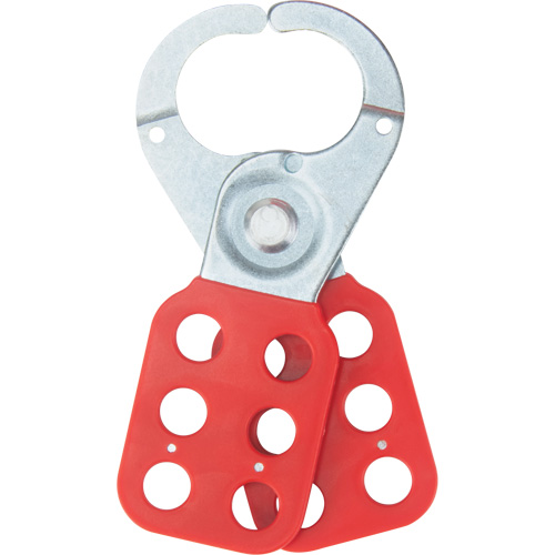 Safety Lockout Hasp, Red Maritime Industrial Rubber