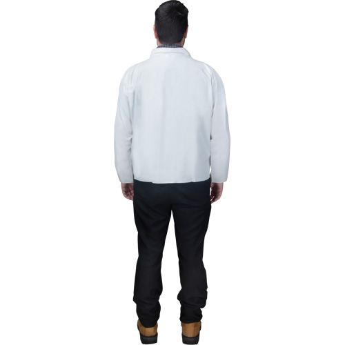 Disposable Shirt, Microporous, Small, White Maritime Industrial Rubber