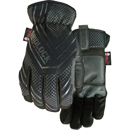 Gants r&eacute;sistant &agrave; la coupure et perforation Gridlock, Taille Moyen, Enveloppe en Acier inoxydable, ASTM ANSI niveau A9/EN 388 niveau 5/EN 388 niveau F Maritime Industrial Rubber