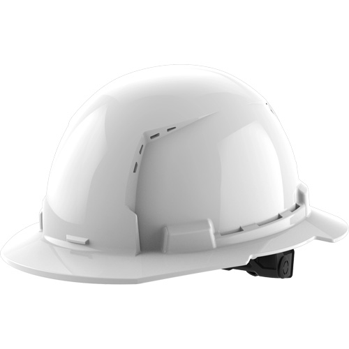 Casque de s&eacute;curit&eacute; &agrave; bord complet, R&eacute;pond aux normes CSA type 1, Suspension Rochet, Ventil&eacute; Maritime Industrial Rubber
