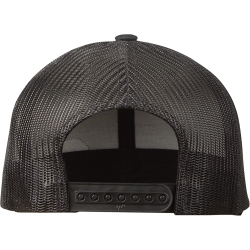 Casquette &agrave; patte pressionn&eacute;e GridIron, Noir, Coton/Nylon/Polyester Maritime Industrial Rubber