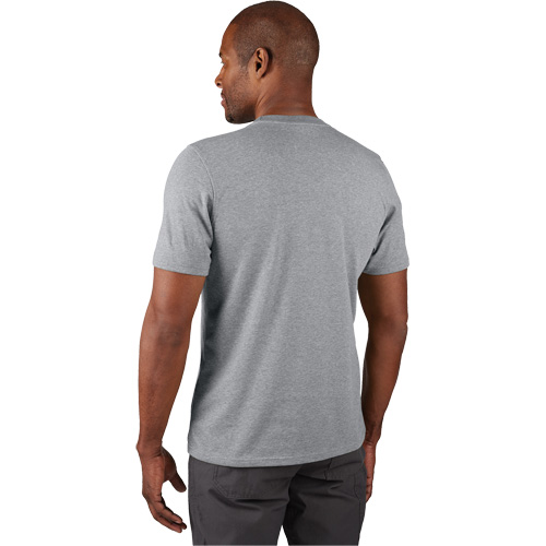 T-shirt de travail hybride, Hommes, Petit, Gris Maritime Industrial Rubber