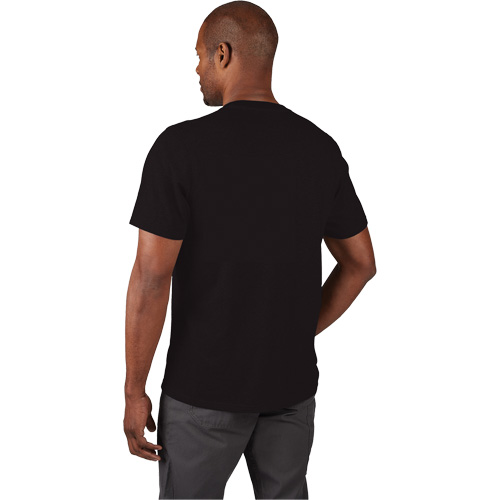 Hybrid Work Tee Shirt, Men's, Small, Black Maritime Industrial Rubber