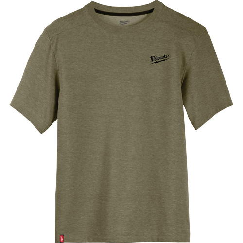 T-shirt de travail hybride, Hommes, Petit, Vert Maritime Industrial Rubber