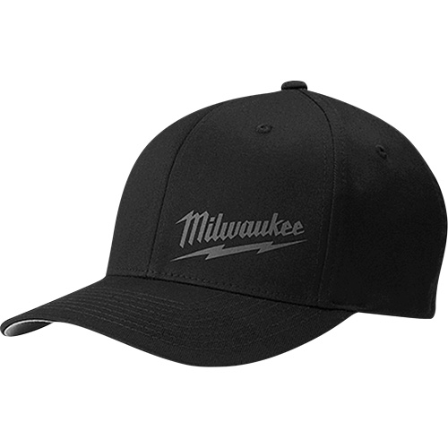 Casquette ajust&eacute;e Flexfit - grand/t-grand, Noir, Poly-coton Maritime Industrial Rubber