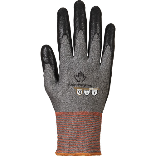 Coated Gloves, Size 5, 21 Gauge, Nitrile Coated, TenActiv Shell, ASTM ANSI Level A9 Maritime Industrial Rubber
