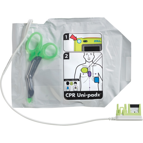 &eacute;lectrodes RCR pour adultes & enfants Uni-Padz, Zoll AED 3 Pour, Classe 4 Maritime Industrial Rubber