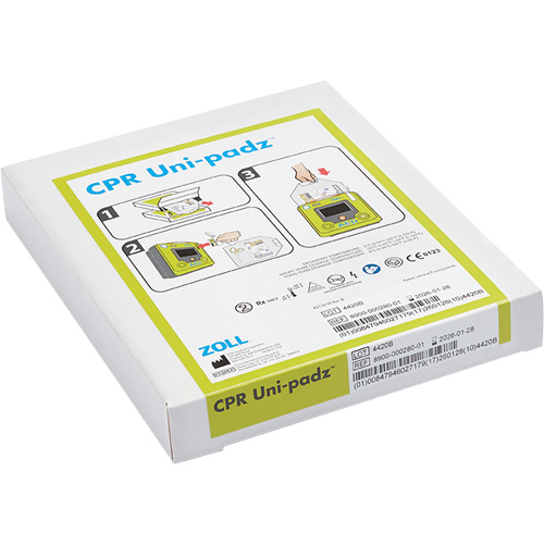 &eacute;lectrodes RCR pour adultes & enfants Uni-Padz, Zoll AED 3 Pour, Classe 4 Maritime Industrial Rubber