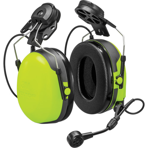 Peltor CH-3 Headset, Cap Mount Style, 24 dB Maritime Industrial Rubber