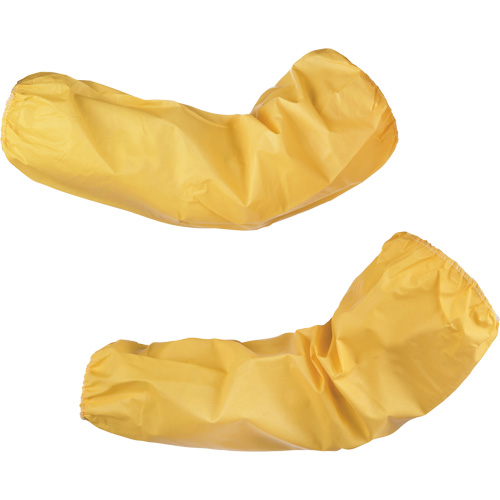 ChemMax 1 Disposable Sleeves, 18" long, Polyethylene/Polypropylene, Yellow Maritime Industrial Rubber