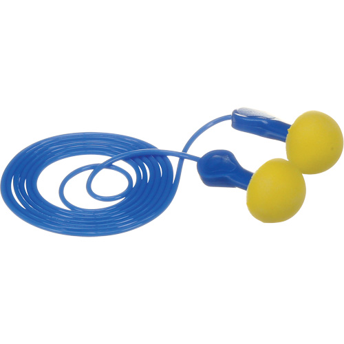 E-A-R Express Pod Plugs Earplugs, Corded, Bulk - Pillow Pack, 25 dB NRR, One-Size Maritime Industrial Rubber