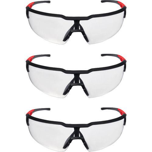 Lunettes de s&eacute;curit&eacute;, Lentille Transparent, Anti-&eacute;gratignures, ANSI Z87+/R&eacute;pond ou surpasse la norme CSA Z94.3 Maritime Industrial Rubber