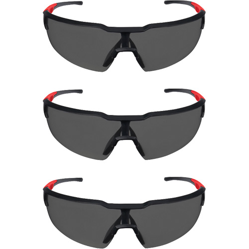 Lunettes de s&eacute;curit&eacute;, Lentille Fum&eacute;e, Anti-&eacute;gratignures, ANSI Z87+/R&eacute;pond ou surpasse la norme CSA Z94.3 Maritime Industrial Rubber