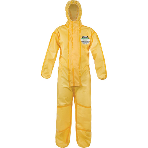 ChemMax&reg; 1 Coveralls, Polyethylene/Polypropylene, Small, Yellow Maritime Industrial Rubber