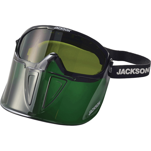 GPL500 Premium Goggle with Detachable Face Shield, 3.0 Lens, Anti-Fog, Indirect Vent Maritime Industrial Rubber