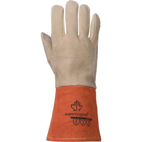 Gants de soudage TIG, Cuir fleur de daim, Taille Moyen Maritime Industrial Rubber