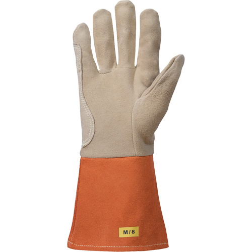 Gants de soudage TIG, Cuir fleur de daim, Taille Moyen Maritime Industrial Rubber