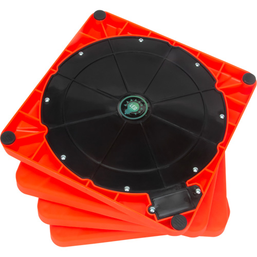 Collapsible Traffic Cone, 28" H, Orange Maritime Industrial Rubber