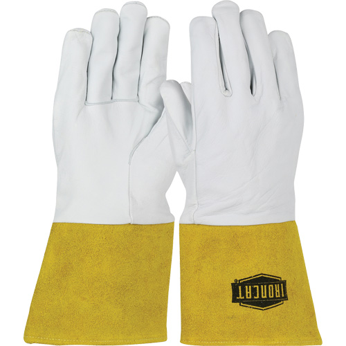 Ironcat&reg; Premium Leather TIG Glove, Grain Kidskin, Size Small Maritime Industrial Rubber