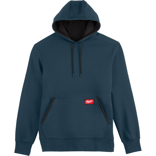 Midweight Pullover Hoodie, Men's, Small, Blue Maritime Industrial Rubber