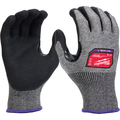 High-Dexterity Dipped Gloves, Size Small, 18 Gauge, Nitrile Coated, Nylon/Polyethylene/Tungsten Shell, ASTM ANSI Level A7/EN 388 Level F Maritime Industrial Rubber