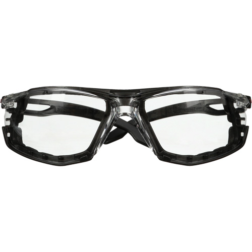 SecureFit 500 Series Safety Glasses, Clear Lens, Anti-Fog/Anti-Scratch, ANSI Z87+/Meets/Exceeds CSA Z94.3 Maritime Industrial Rubber