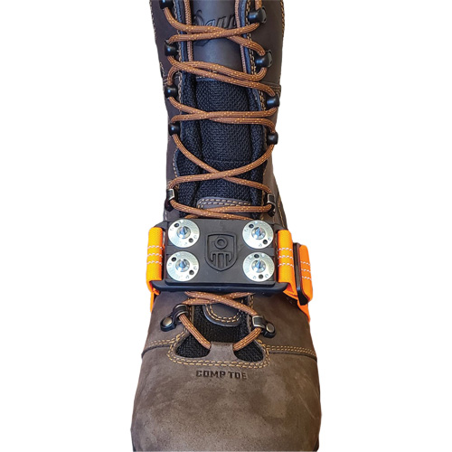 Midcleat&reg; Non-Sparking Ice Cleat, Carbon Steel, Stud Traction, One Size Maritime Industrial Rubber