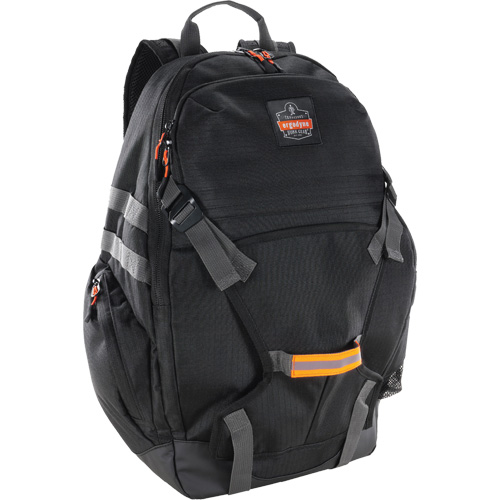 Arsenal 5188 Work Gear Jobsite Backpack with Hardhat Storage, 15" L x 7" W, Black, Nylon/Polyester Maritime Industrial Rubber