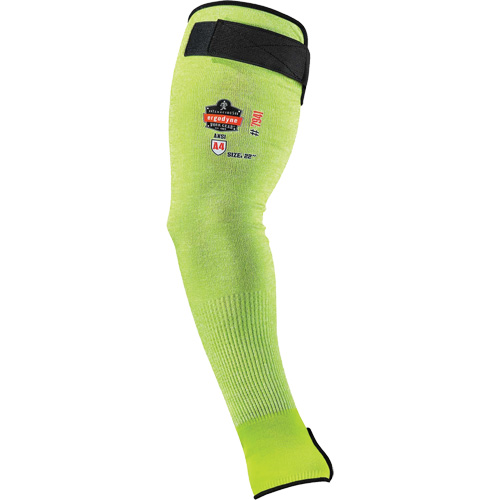 Manche de protection contre la coupe ProFlex 7941-PR, TenaLux, 22", ASTM ANSI niveau A4/EN 388 niveau D, Lime haute visibilit&eacute; Maritime Industrial Rubber