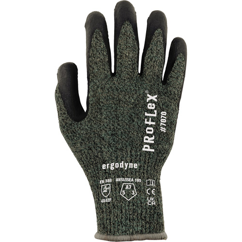 Gants enduit de nitrile r&eacute;sistant &agrave; la coupe ProFlex 7070, Taille Petit, Calibre 13, Rev&ecirc;tement Nitrile, Enveloppe en Aramide, ASTM ANSI niveau A7/EN 388 niveau F Maritime Industrial Rubber