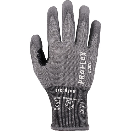 Gants enduit de PU r&eacute;sistant &agrave; la coupe ProFlex 7071, Taille Petit, Calibre 18, Rev&ecirc;tement Polyur&eacute;thane, Enveloppe en PEHP/Tungst&egrave;ne, ASTM ANSI niveau A7/EN 388 niveau F Maritime Industrial Rubber