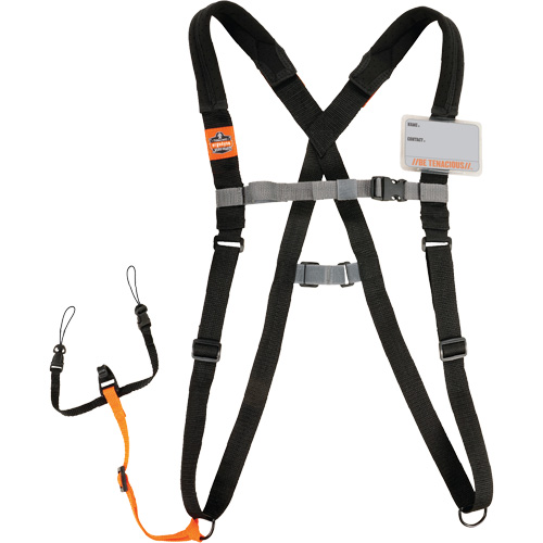 Squids 3138 Padded Barcode Scanner Harness & Lanyard for Mobile Computers, Fixed Length, Loop Maritime Industrial Rubber