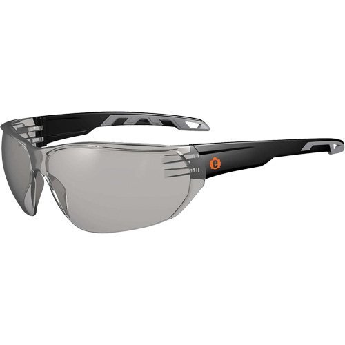 Skullerz VALI Frameless Safety Glasses, Indoor/Outdoor Lens, Anti-Fog/Anti-Scratch, ANSI Z87+/Meets/Exceeds CSA Z94.3 Maritime Industrial Rubber
