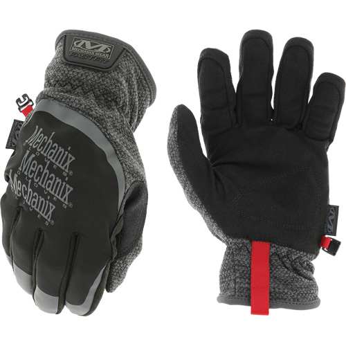 Coldwork Fastfit&reg; Winter Work Gloves, Synthetic Palm, Size 8 Maritime Industrial Rubber