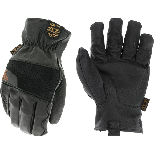 Gants de travail pour conducteur, 10, Paume en Cuir fleur de ch&egrave;vre Maritime Industrial Rubber