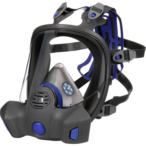 Respirateur r&eacute;utilisable &agrave; masque complet s&eacute;rie FF-800 Secure Click, Grand Maritime Industrial Rubber