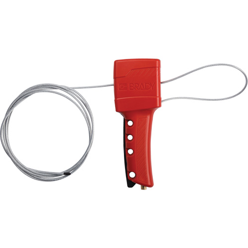 All Purpose PVC-Coated Cable Lockout, 8' Length Maritime Industrial Rubber
