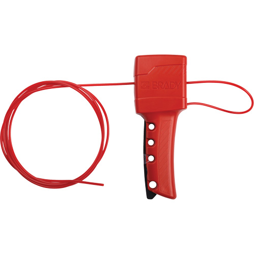 All Purpose Nylon Cable Lockout, 8' Length Maritime Industrial Rubber