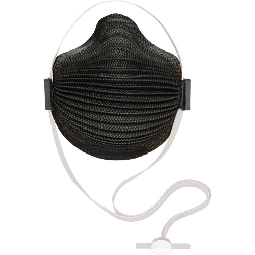 M Series Airwave Disposable Respirator with Nose Flange, N95, Medium/Large Maritime Industrial Rubber