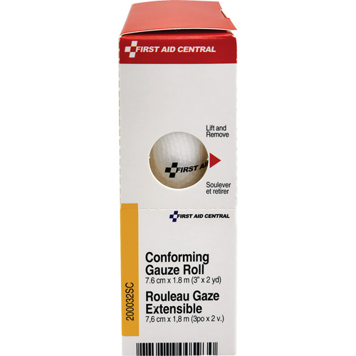 Recharge de bandage en gaze &eacute;tirable et conforme SmartCompliance, Rouleau, 6' lo x 3" la, St&eacute;rile, Dispositif m&eacute;dical Classe 1 Maritime Industrial Rubber