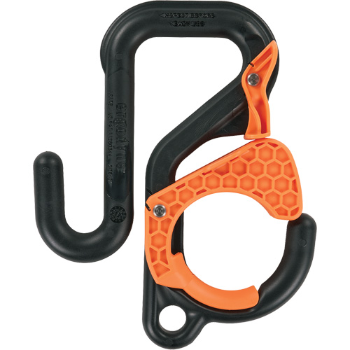 Squids 3178 2" Locking Aerial Bucket Hook with Tethering Point Maritime Industrial Rubber