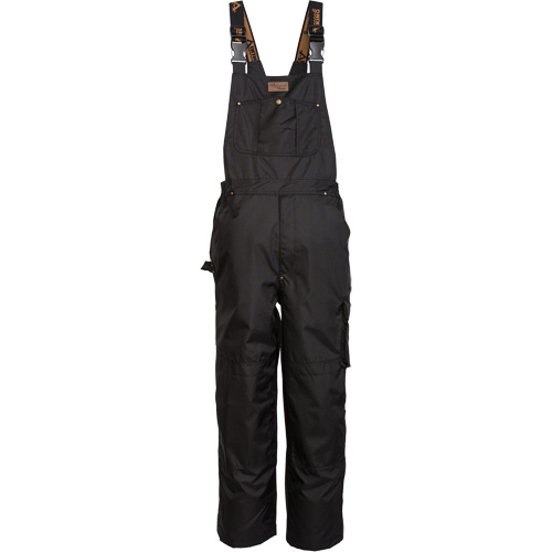 Thor 300D Trilobal Bib Pants, Small, Polyester, Black Maritime Industrial Rubber
